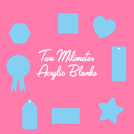 2mm Acrylic Discs | Acrylic Craft Blanks