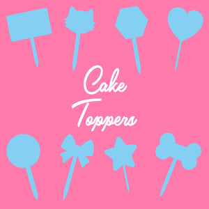 Cake Toppers | Laser Cut cake Toppers & customizable cake blanks Melbourne Australia