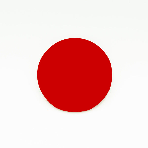 Circle Disc Blank 75mm Diameter Ruby Red | 3mm Acrylic DIY Blanks Melbourne