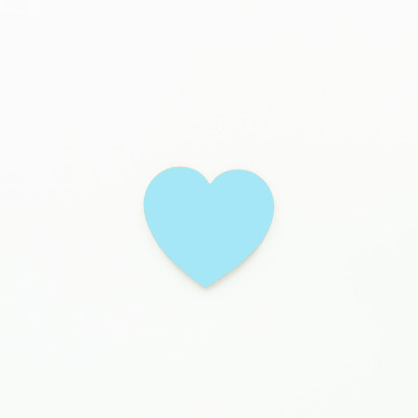 Heart Disc Blank 100mm Diameter Candy Blue | 3mm Acrylic DIY Blanks Melbourne