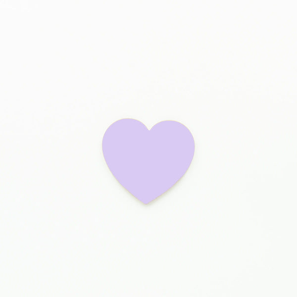 Heart Disc Blank 50mm Diameter Violet | 3mm Acrylic Craft Blanks Melbourne