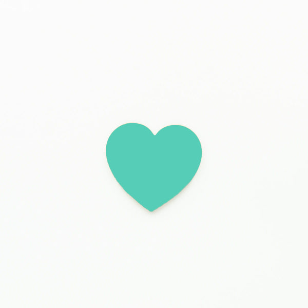 Heart Disc Blank 100mm Diameter Mint | 3mm Acrylic DIY Blanks Melbourne
