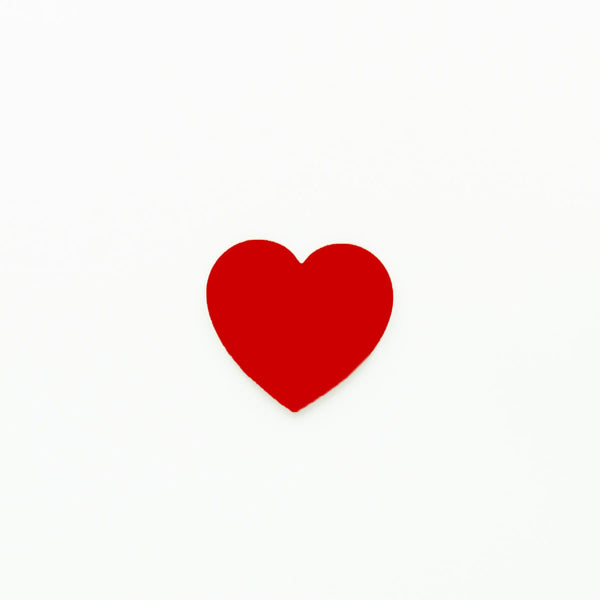 Heart Disc Blank 100mm Diameter Red | 3mm Acrylic DIY Blanks Melbourne