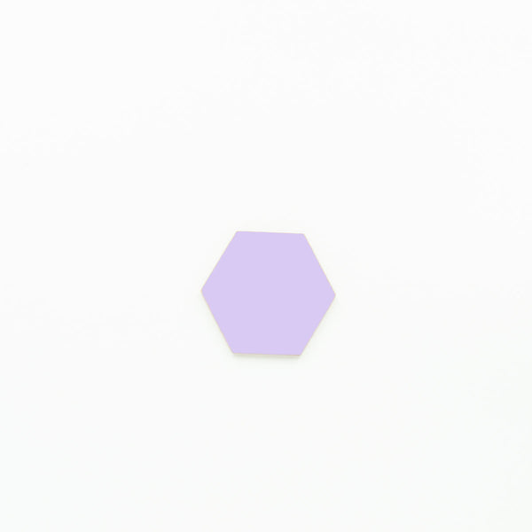Hexagon Disc Blank 200mm Diameter Violet | 3mm Acrylic DIY Blanks Melbourne