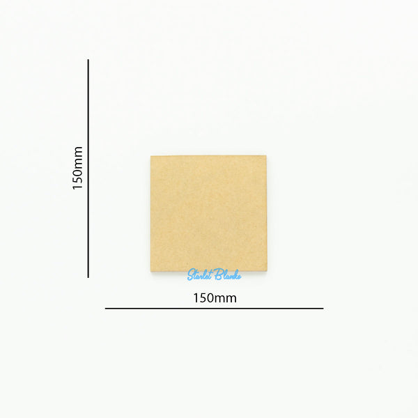 Square (Sharp) Disc Blank 150mm Diameter | 3mm Acrylic Made in Australia