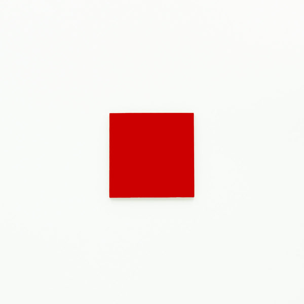 Square (Sharp) Disc Blank 75mm Diameter Red | 3mm Acrylic Blanks Melbourne Australia