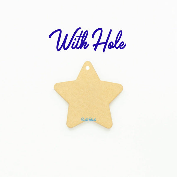Star Disc Blank 100mm Diameter | 3mm Acrylic Laser Cut Blank Melbourne